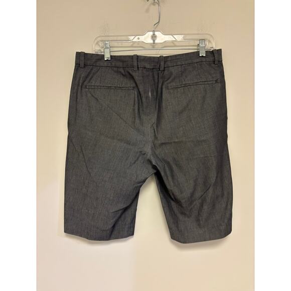 Theory Pin Striped Shorts Size 32 Gray - Picture 3 of 6